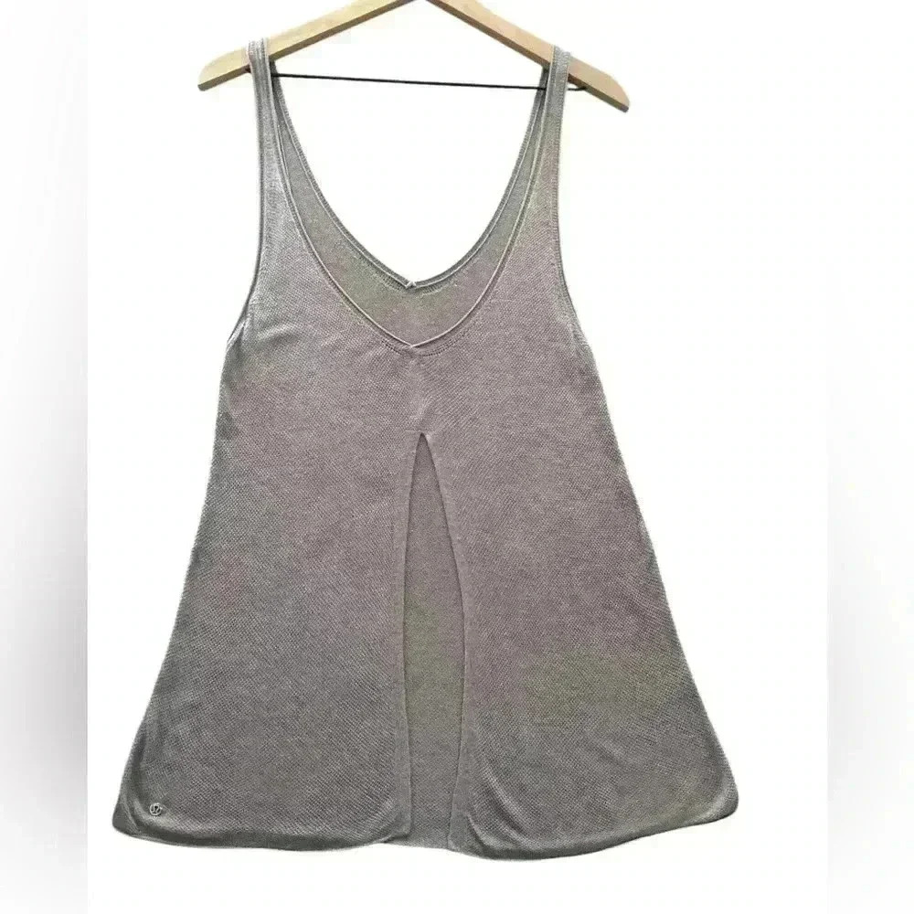 Lululemon Heart Opener Knit Cami *Taryn Toomey Collection Dark Chrome